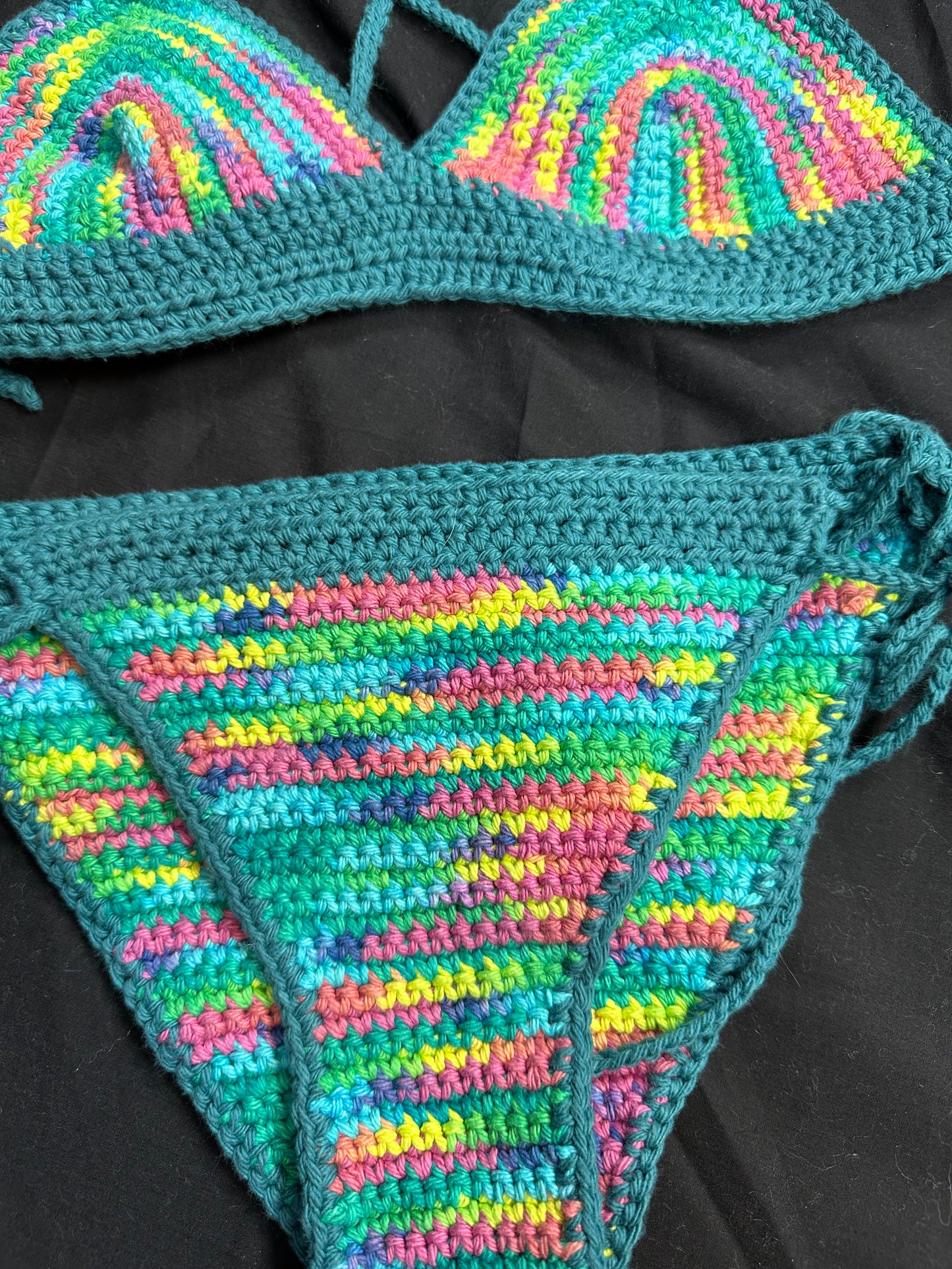 Rainbow Bikini Set