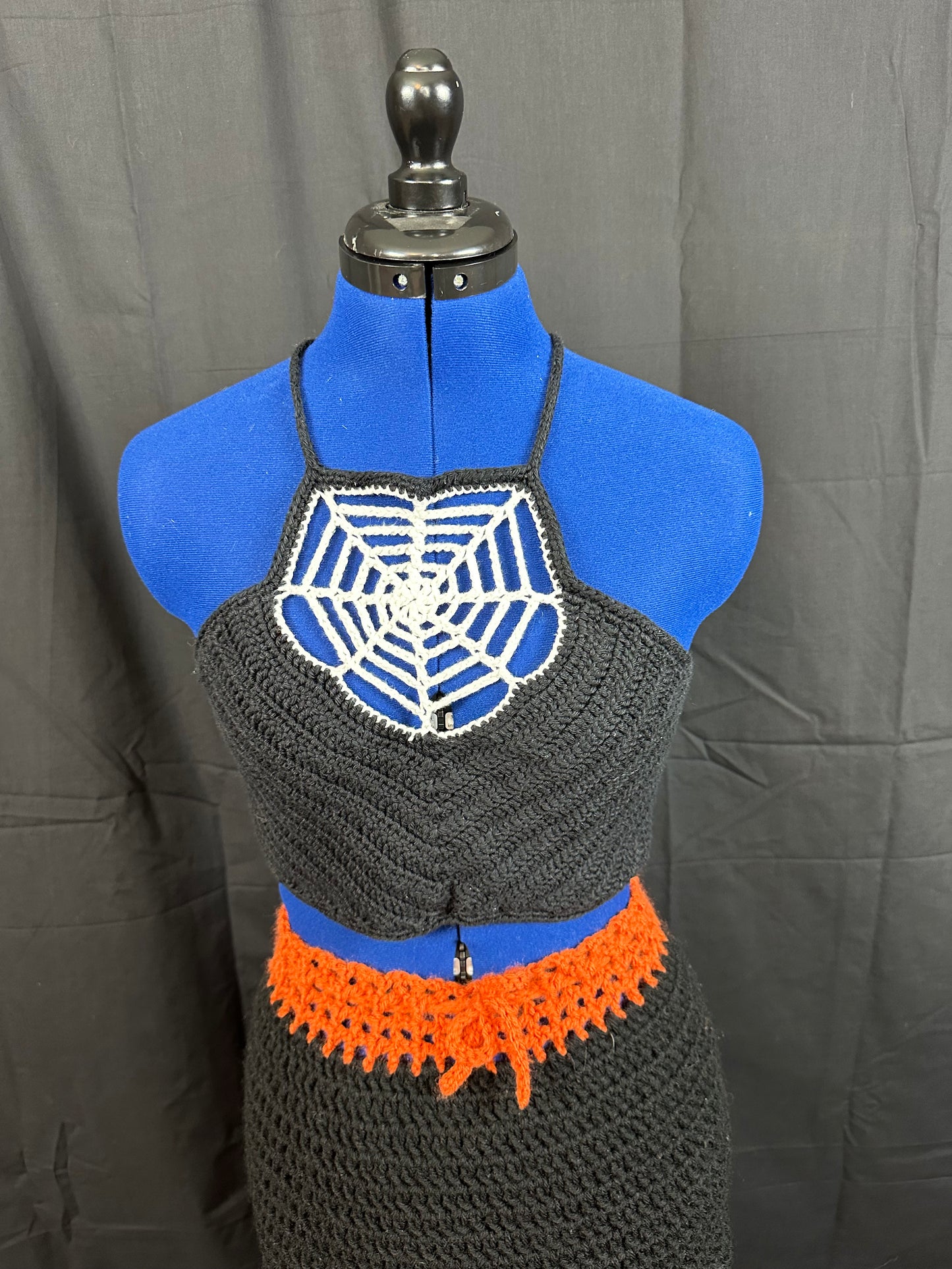 Spiderweb crop top