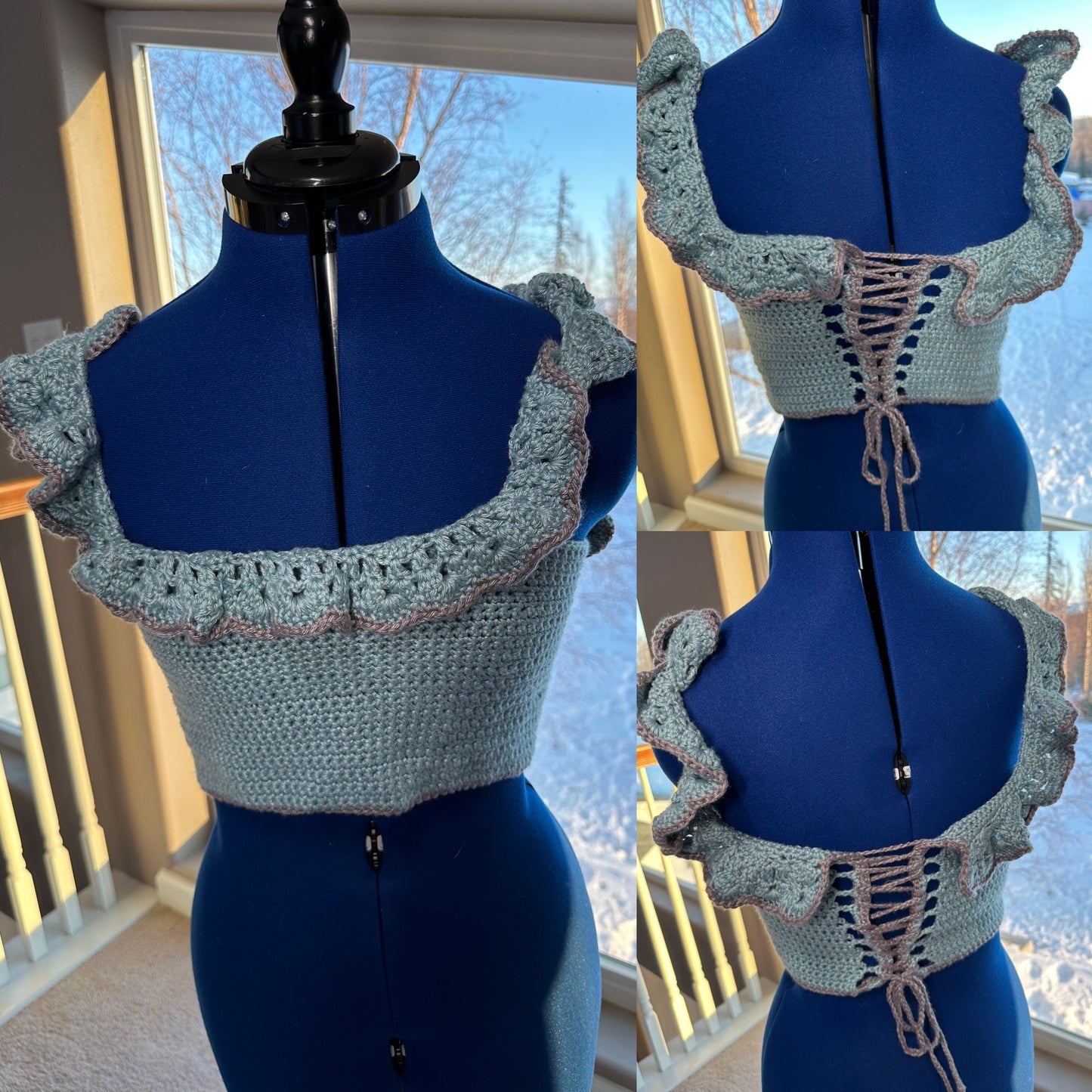 Corset style top