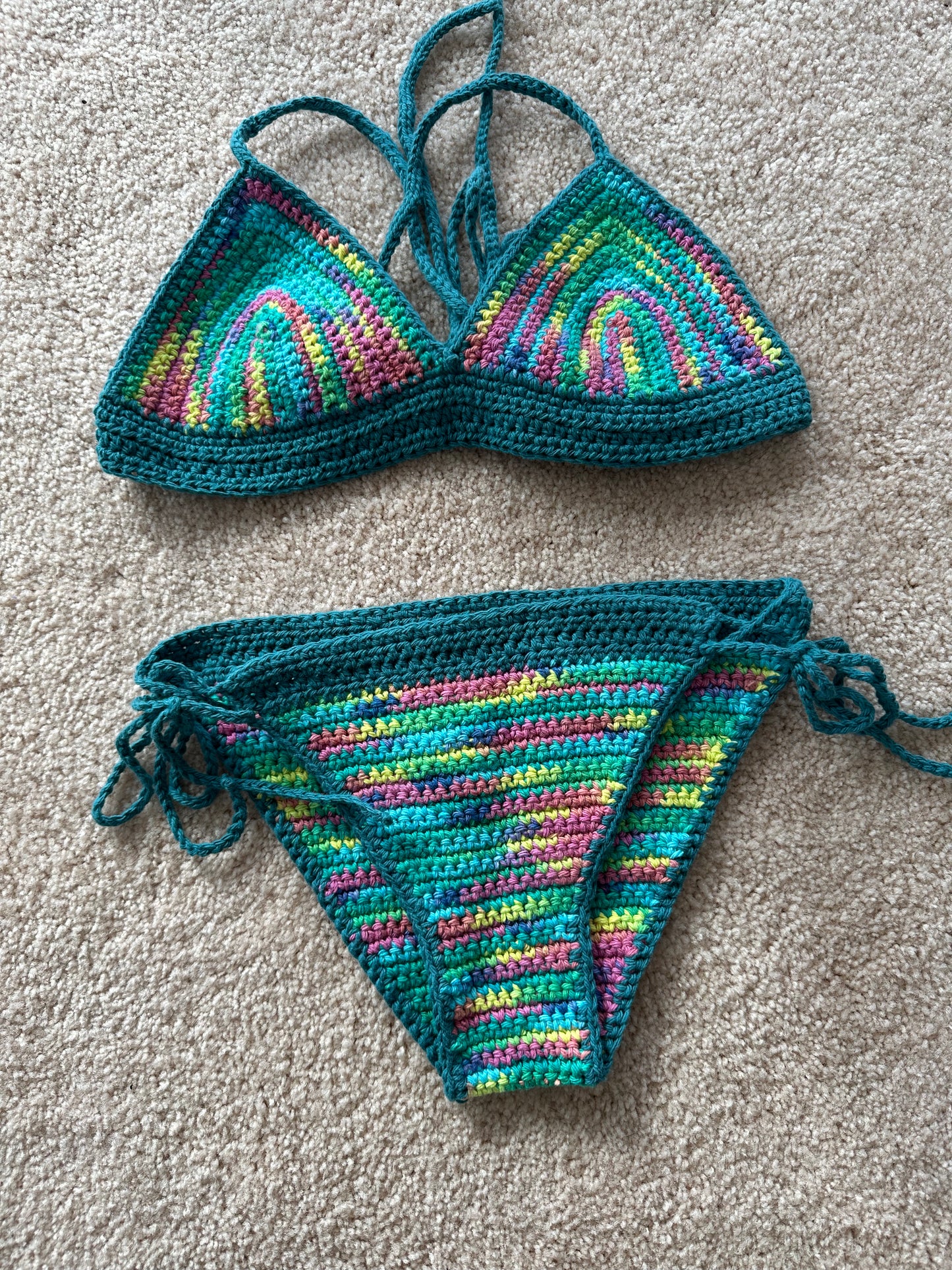 Rainbow Bikini Set