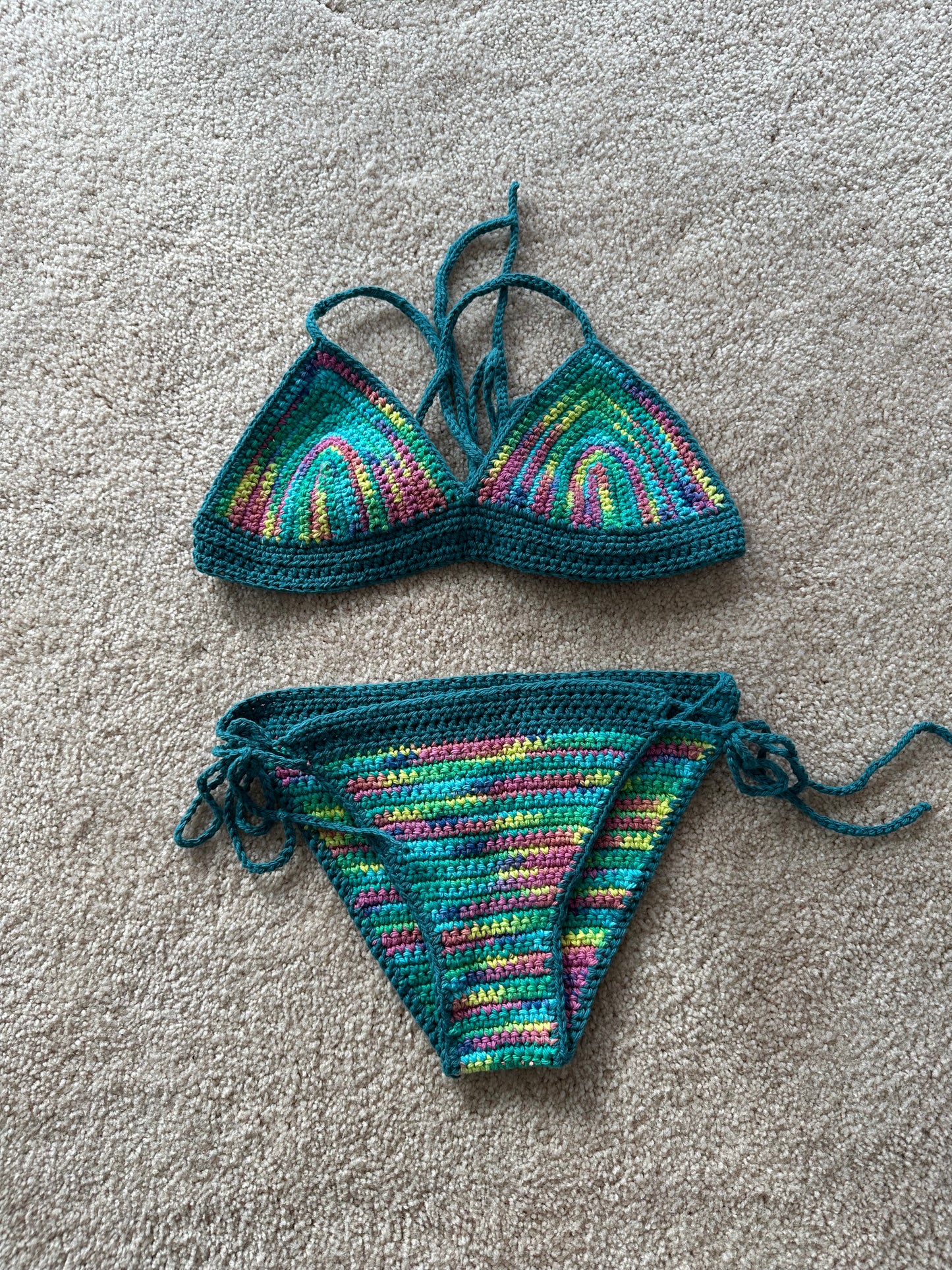 Rainbow Bikini Set