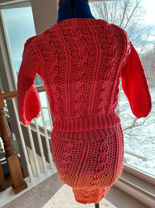 Pink Sweater Set